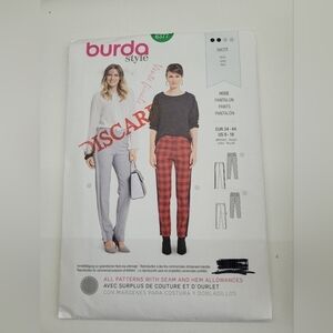 ✨4/$20✨ Burda 6377 Pants Sewing Pattern Uncut Size 8-18 DIY Supplies